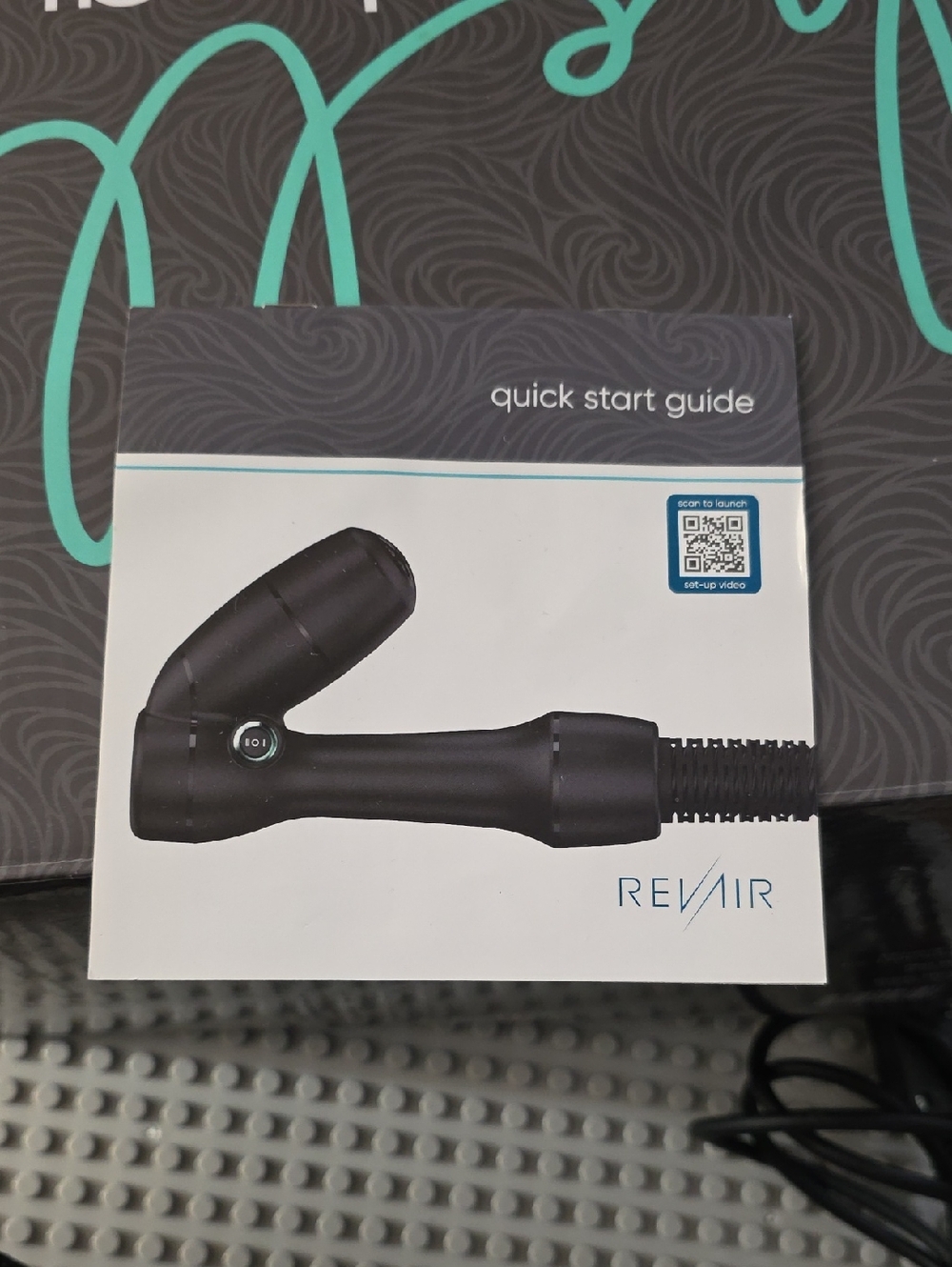 ReVair Professional Hair Dryer — Matte Black with Teal Logo - Picture 4 of 5
